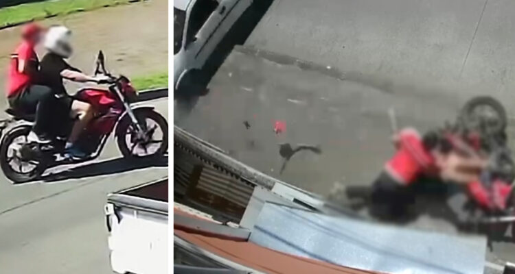 Video muestra colisión entre motociclista y conductor baleado en Temuco: se detuvo a dos personas