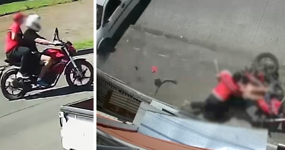 Video muestra colisión entre motociclista y conductor baleado en Temuco: se detuvo a dos personas