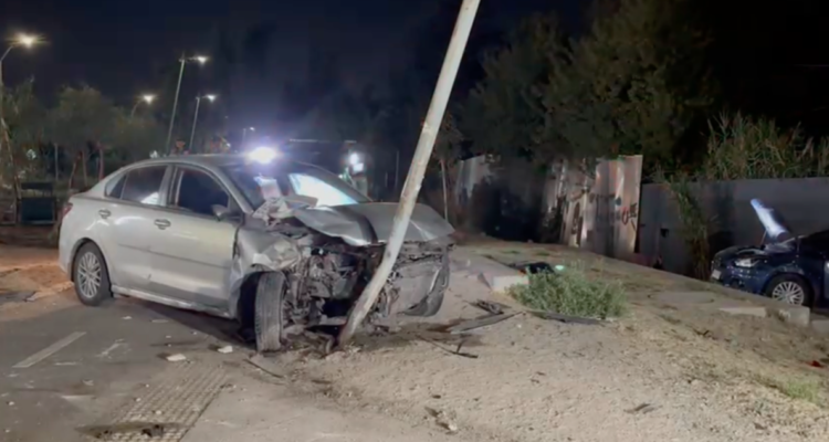 Detienen a chofer que chocó ebrio en Peñalolén: tenía orden de aprehensión vigente y arresto nocturno