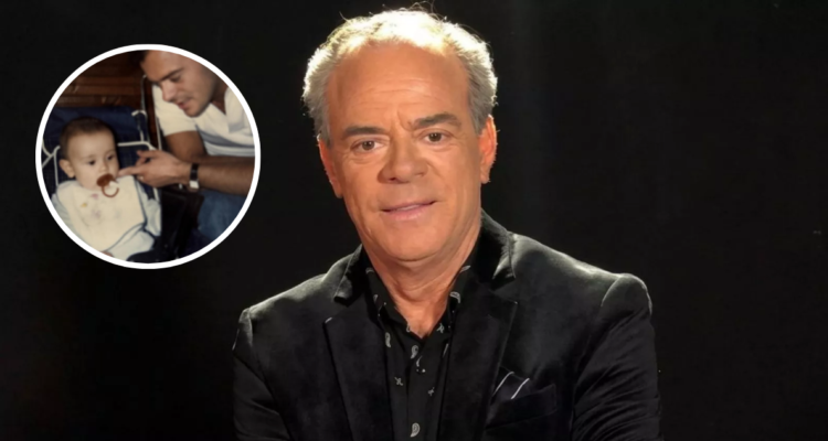 Eduardo Cruz Johnson junto a su hijo Ignacio