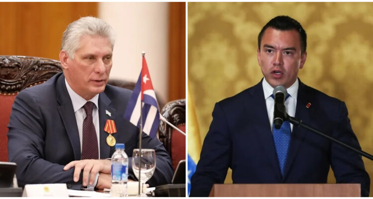 Díaz-Canel califica como "injustificada y hostil" la expulsión del embajador cubano de Ecuador