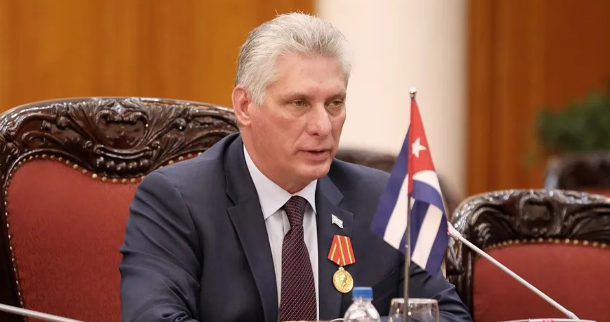 El presidente cubano, Miguel Díaz-Canel Bermúdez