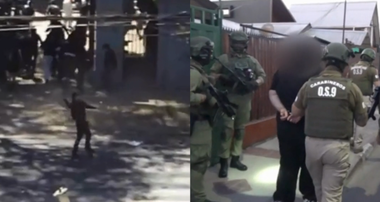 Detienen a dos exestudiantes del INBA acusados de lanzar bombas molotov a Carabineros