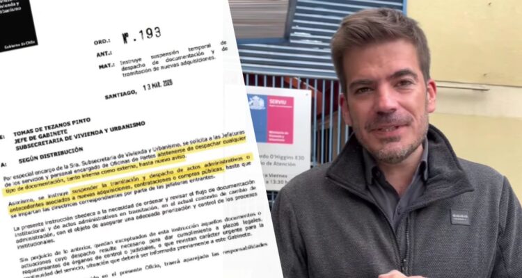 Diputado José Montalva denuncia que Minvu instruyó “paralizar todo” en gestión administrativa