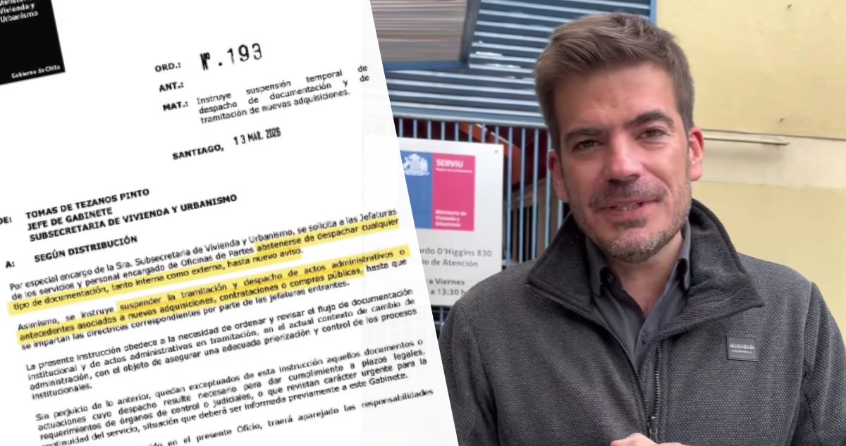 Diputado José Montalva denuncia que Minvu instruyó “paralizar todo” en gestión administrativa
