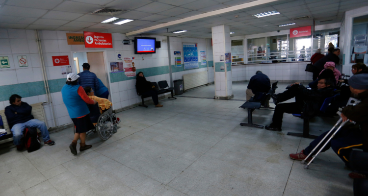 Foto de contexto de sala de espera de hospital