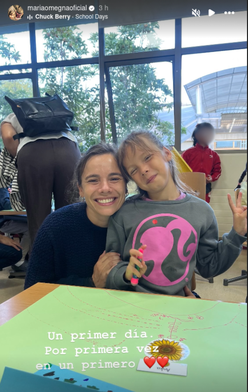 Maria Gracia Omegna junto a su hija Anka 