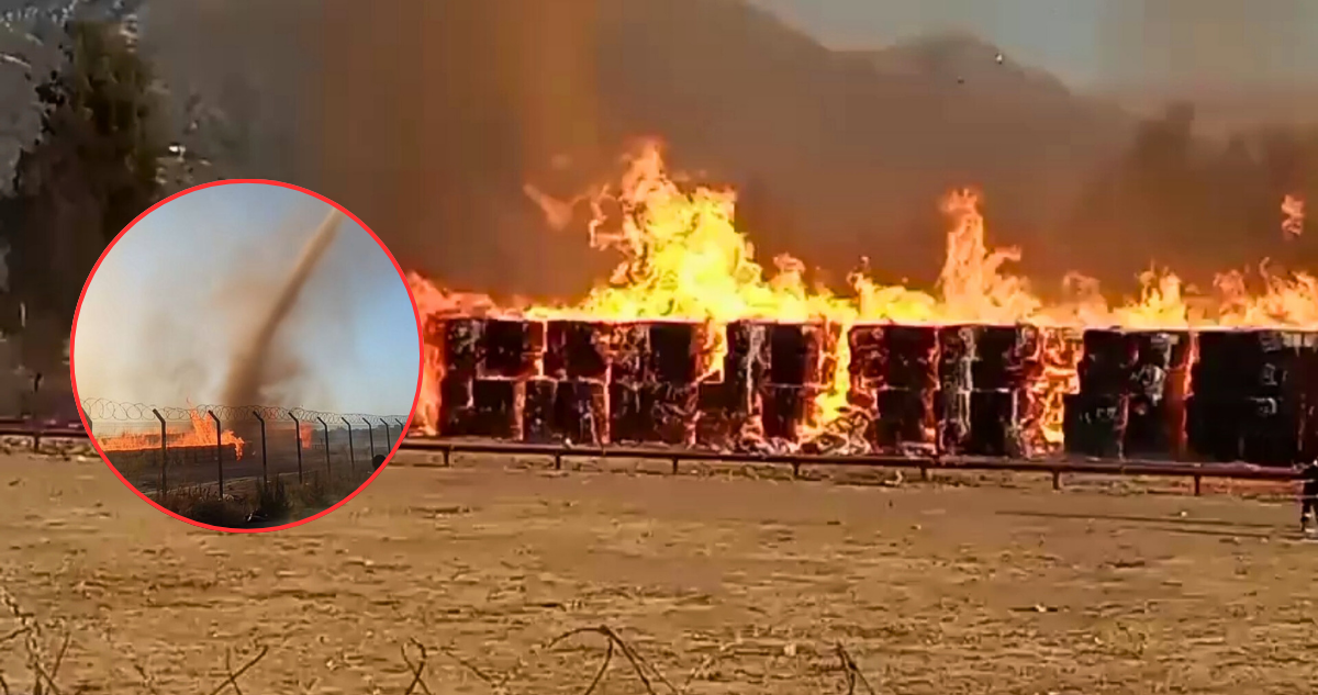 Incendio consume Papelera ubicada en Puente Alto: Senapred solicita evacuar sectores aledaños