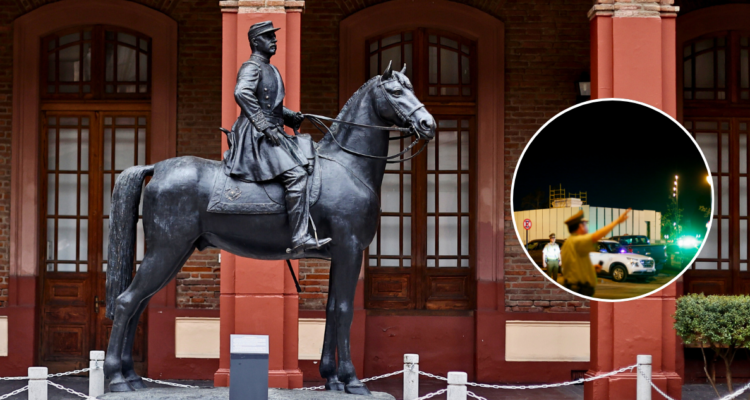 Estatua de general Baquedano regresa esta madrugada a Plaza Italia