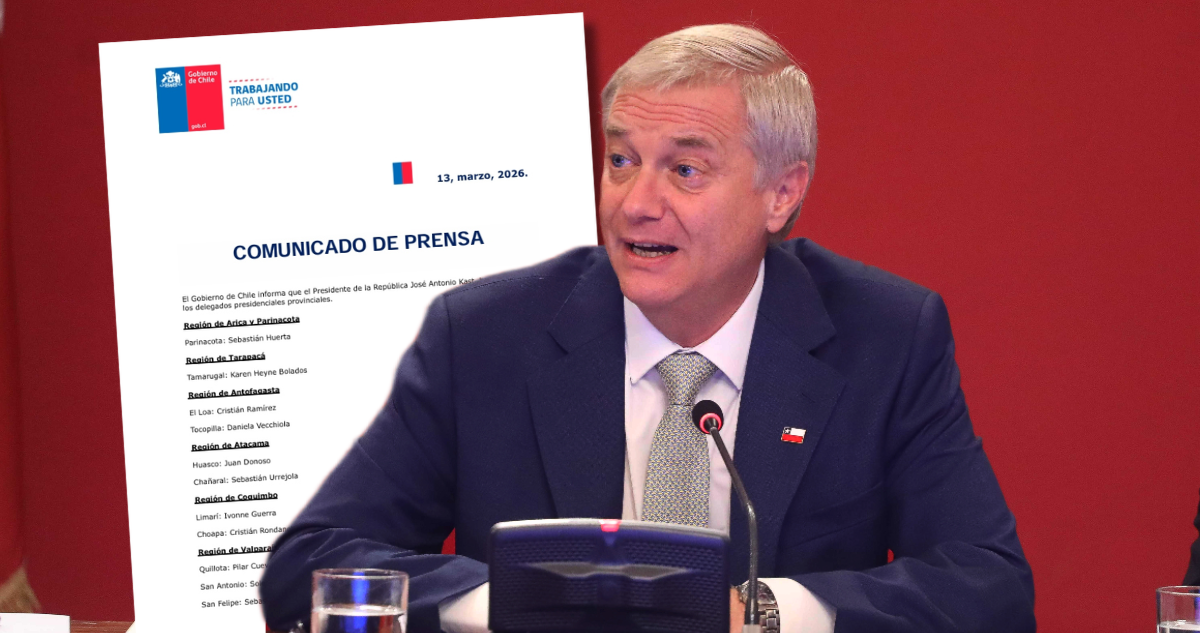 Gobierno de Kast revela nombres de delegados presidenciales provinciales: revisa a autoridades aquí