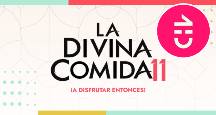 La Divina Comida y logo de CHV