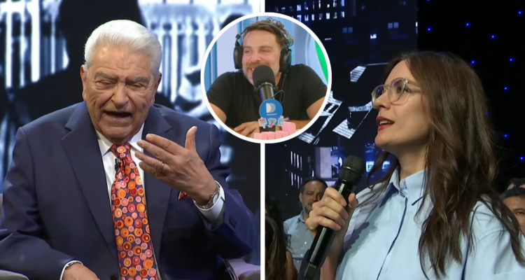 Don Francisco, Camila Vallejo y en miniatura José Antonio Neme