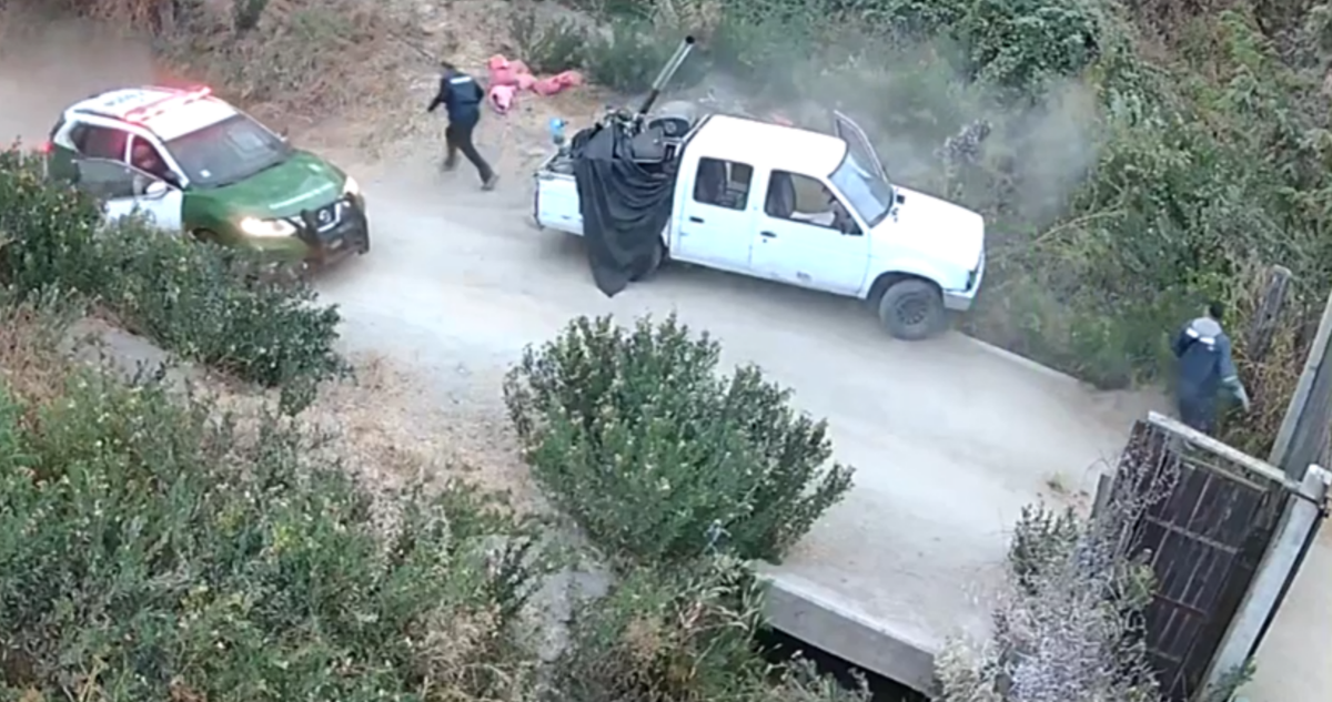 Dos detenidos por asalto en Paine: persecución terminó a metros de propiedad del presidente Kast