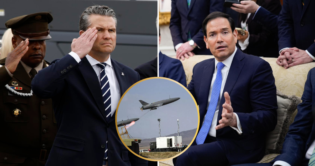 Drones sobrevuela base donde viven Rubio y Hegseth en EEUU