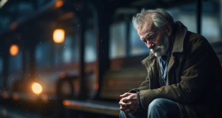 Foto de contexto de anciano