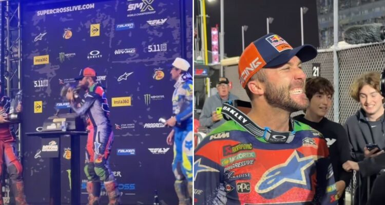 Eli Tomac diente Supercross