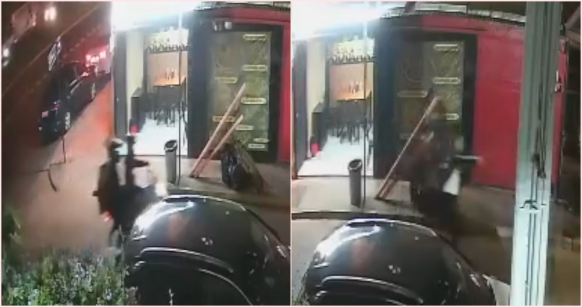 VIDEO | Cámara registró cómo un PDI baleó a ladrones para frustrar asalto en Estación Central