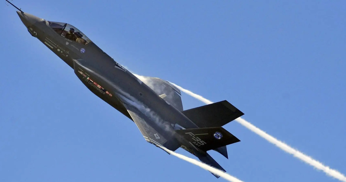 Imagen de archivo de un avión de combate F-35 Lightning II de EEUU