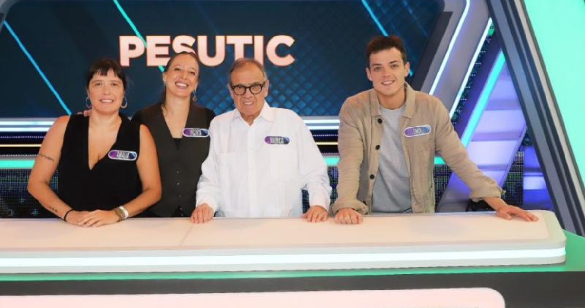Mauricio Pesutic y su familia