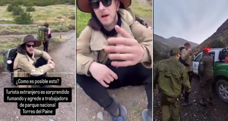 Turista extranjero es detenido tras agredir a trabajadora que le impidió fumar en Torres del Paine