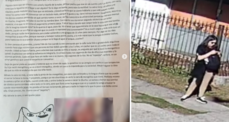 Mamá de joven con síndrome de Down por carta con amenazas: “No la escribió un joven, fue un adulto”