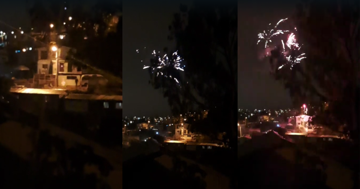 Disparos, fuegos artificiales y bengalas: detienen a sujeto por caótica despedida en velorio