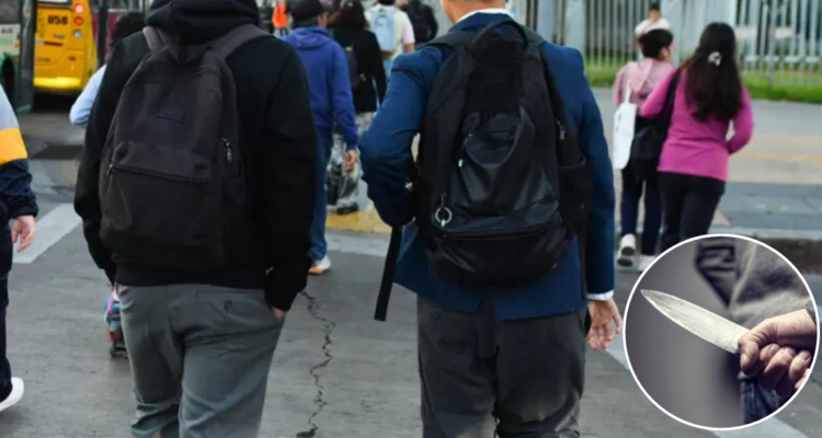 Sorprenden a tres estudiantes de tres colegios distintos portando cuchillos en región de Valparaíso