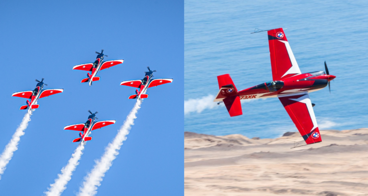 Halcones de la FACH presentarán su espectáculo de acrobacias aéreas en FIDAE 2026