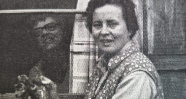 Odile Loubet y Marie-Denise Dubois, 1980, foto de sor Denise Brunelle. 