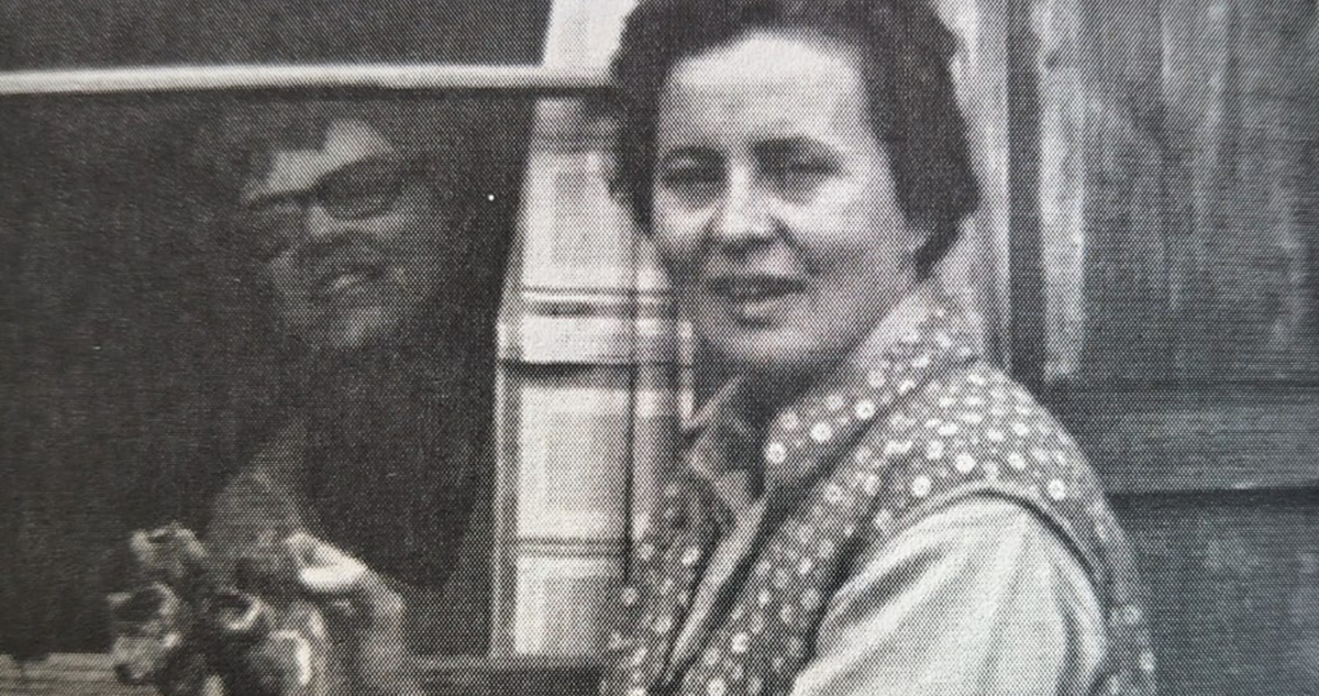 Odile Loubet y Marie-Denise Dubois, 1980, foto de sor Denise Brunelle. 