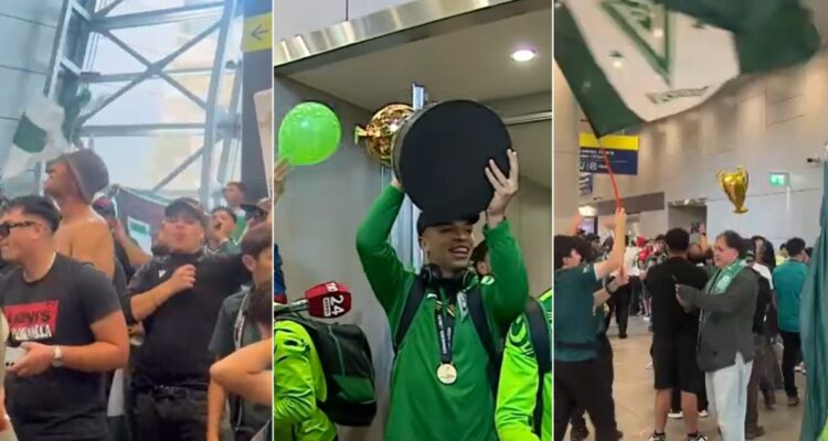 El masivo recibimiento a Santiago Wanderers tras ganar la Copa Libertadores Sub20