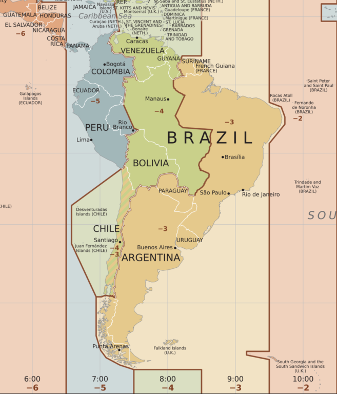 Este es el huso horario real que debería tener Chile: no es el que se adapta con el cambio de hora