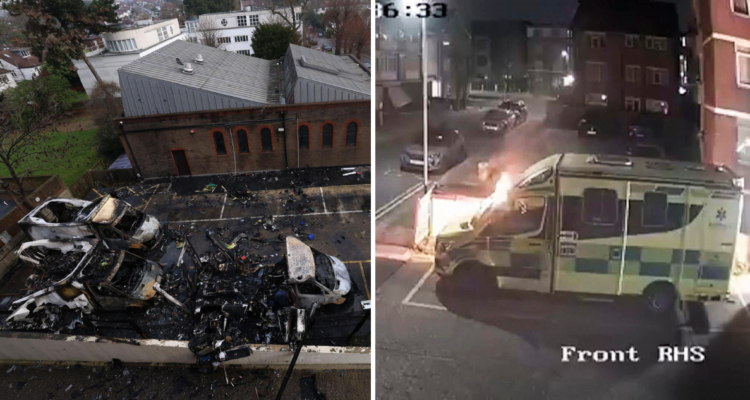 Incendian 4 ambulancias de comunidad judía en Londres: investigan "crimen de odio" relacionado a Irán