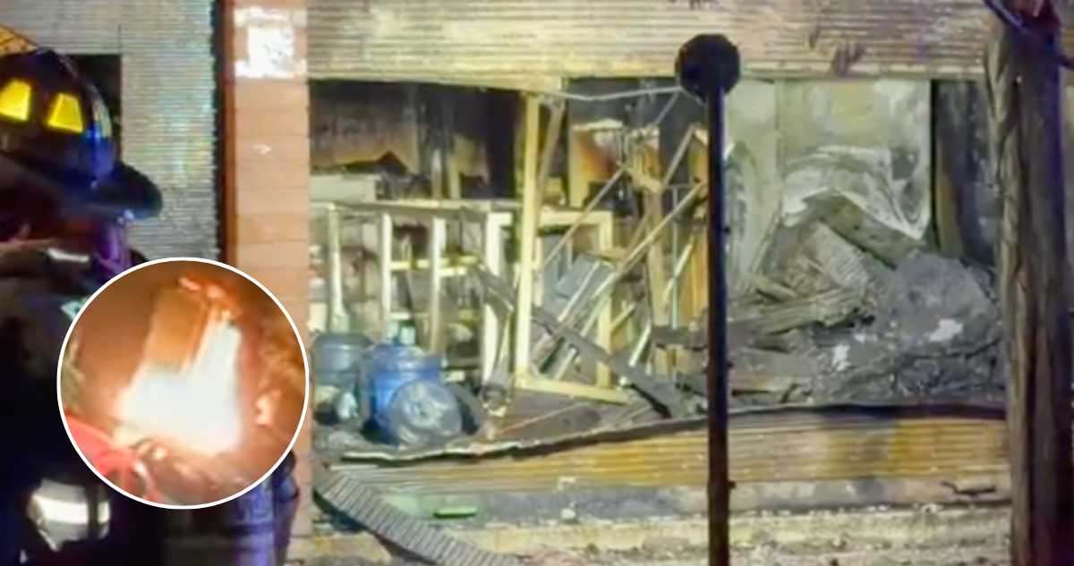 Incendio destruye local comercial en El Bosque: imágenes confirman que fue intencional