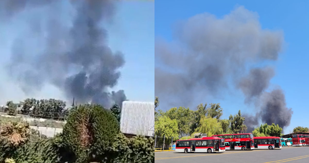 Incendio forestal en Maipú: emergencia en pastizales es visible desde distintos puntos de la RM