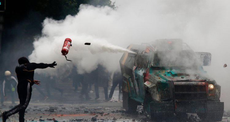 Foto de archivo del estallido social