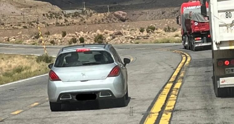 Infracción vial reportada por Whatsapp