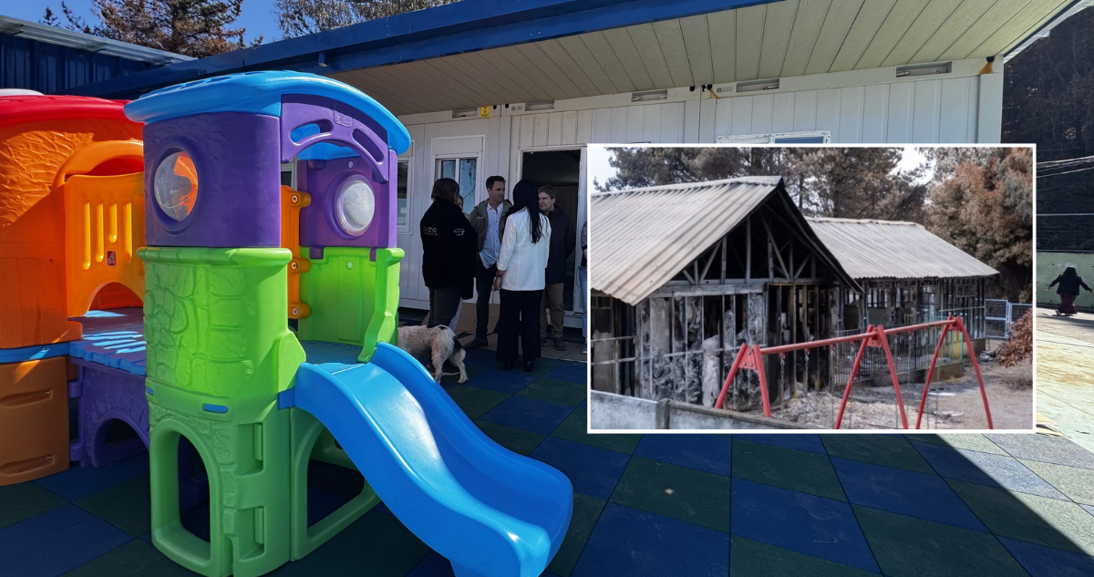 Ministra de Educación visita avances en reconstrucción del jardín “Burbujitas del Mar” en Lirquén