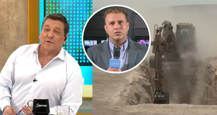 Julio César Rodríguez y en miniatura periodista Stjepan Tarbuskovic