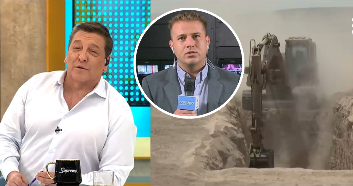 Julio César Rodríguez y en miniatura periodista Stjepan Tarbuskovic