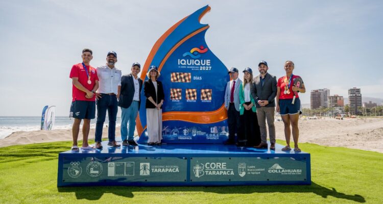 En Iquique ya se palpitan los Juegos Suramericanos de Playa 2027: encienden reloj con cuenta regresiva