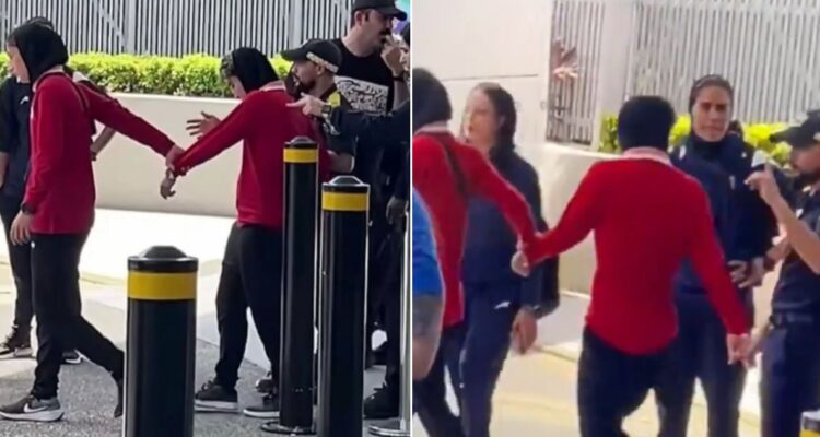 Jugadoras de Irán llegan a Sidney entre manifestaciones