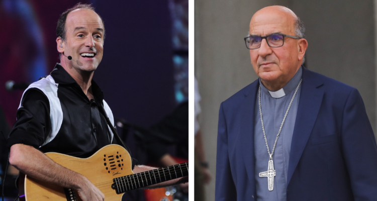 Stefan Kramer y Mons. Fernando Chomali.