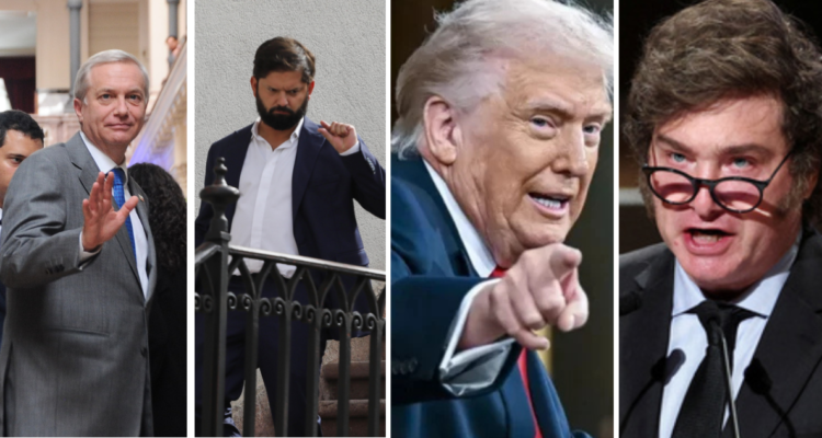 Kast, Boric, Trump y Milei