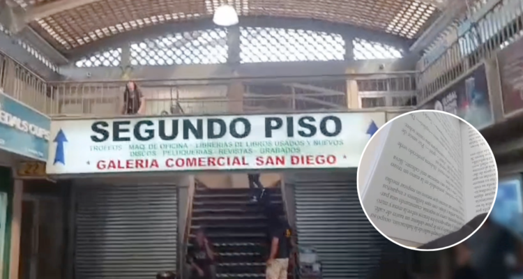 Incautan casi $1.500 millones en libros falsificados desde una galería de calle San Diego en Santiago