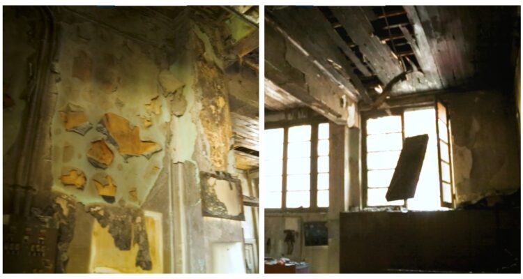 VIDEO | Así quedó la inspectoría quemada tras ataque incendiario en Liceo Lastarria