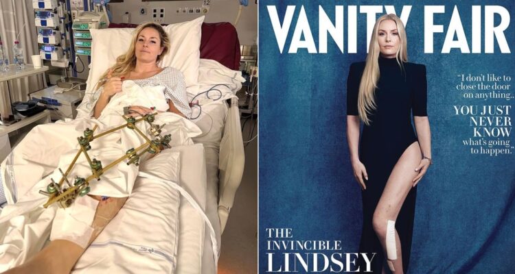 Lindsey Vonn reaparece tras su brutal accidente en JJOO de Invierno