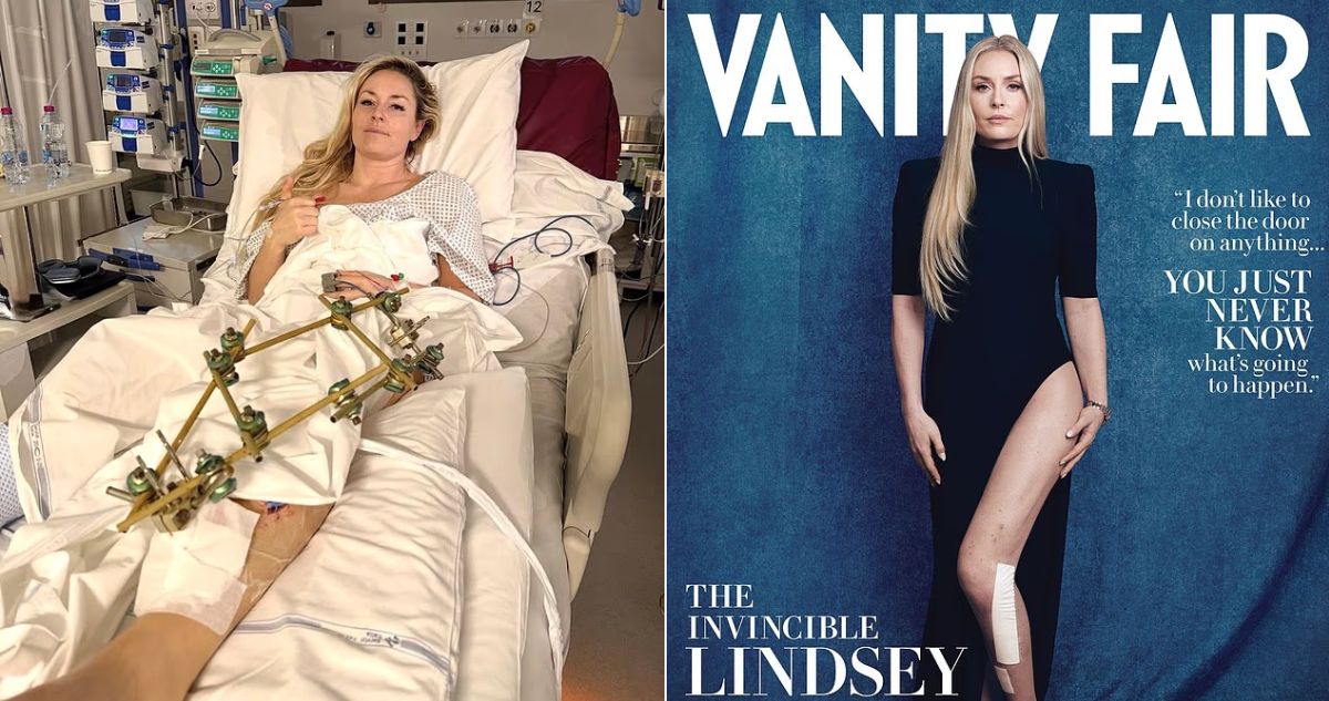 Lindsey Vonn reaparece tras su brutal accidente en JJOO de Invierno