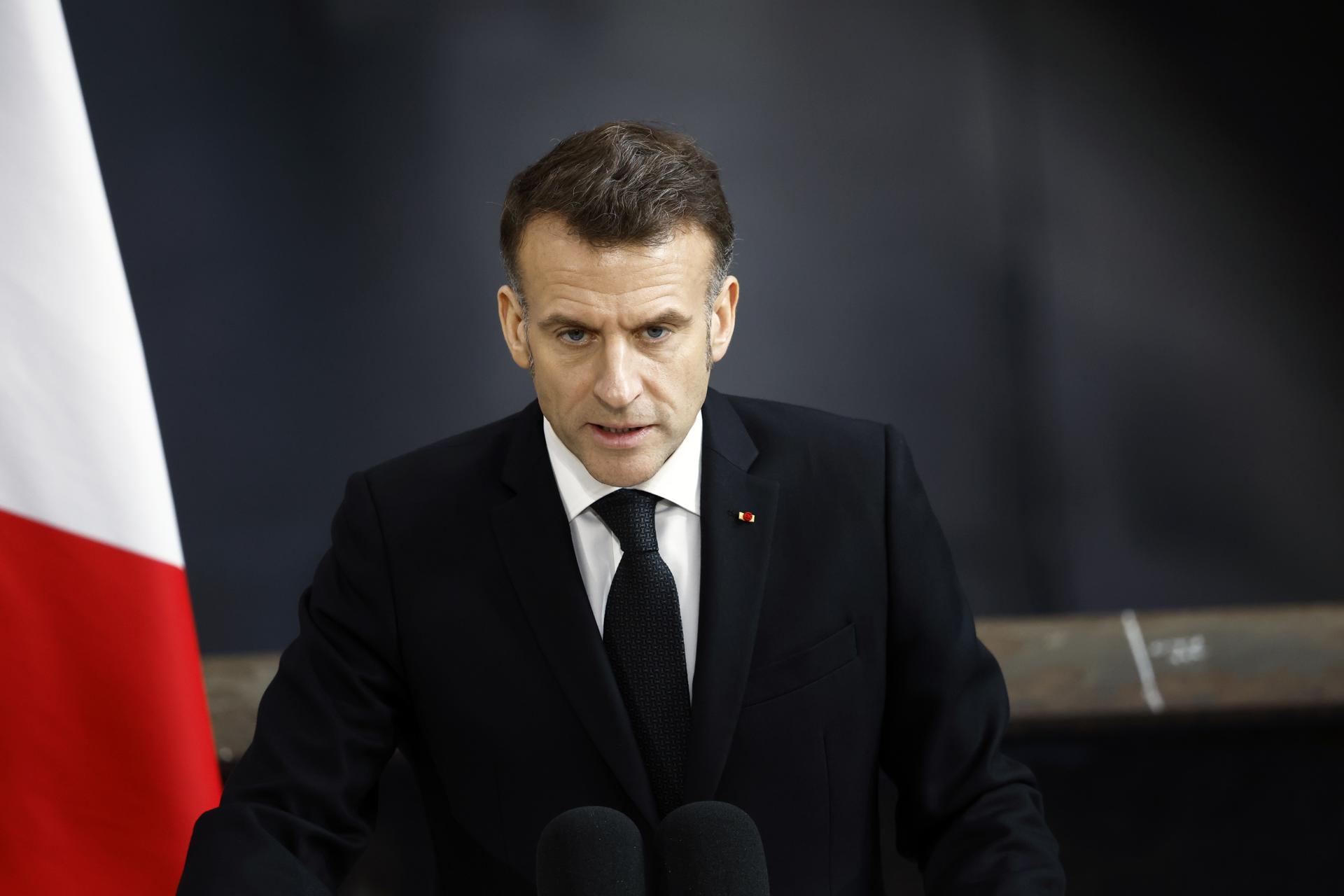 El presidente francés, Emmanuel Macron