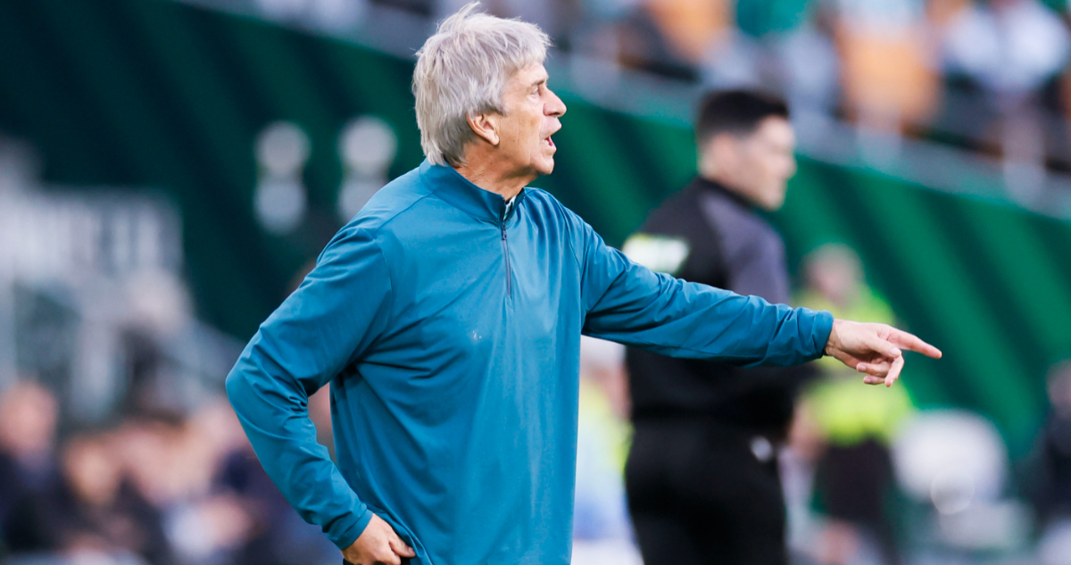 Manuel Pellegrini en el Betis-Sevilla FC
